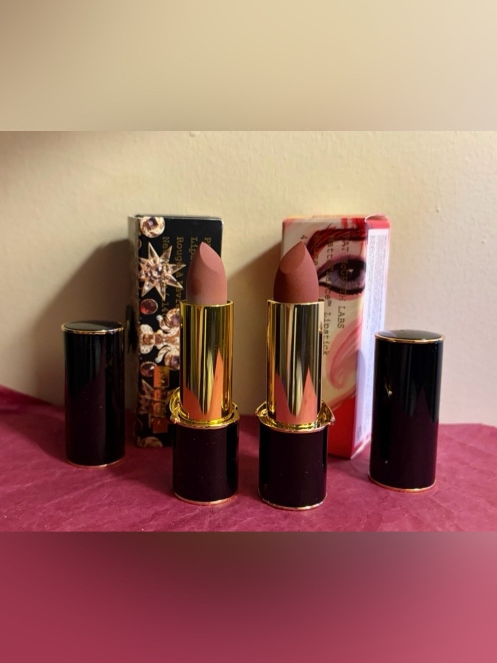 Path McGrath- Rose & Brown Rose MatteTrance Lipstick Duo-BNIB